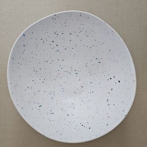 VGUC White Terrazzo Speckled Melamine Bowl